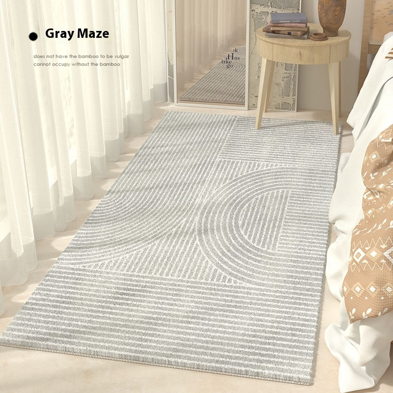 Thick Cashmere Light Luxury Living Room Sofa And Tea Table Room Floor Mat