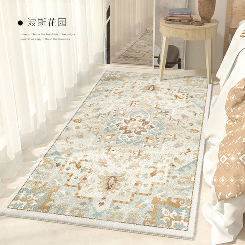 Thick Cashmere Light Luxury Living Room Sofa And Tea Table Room Floor Mat