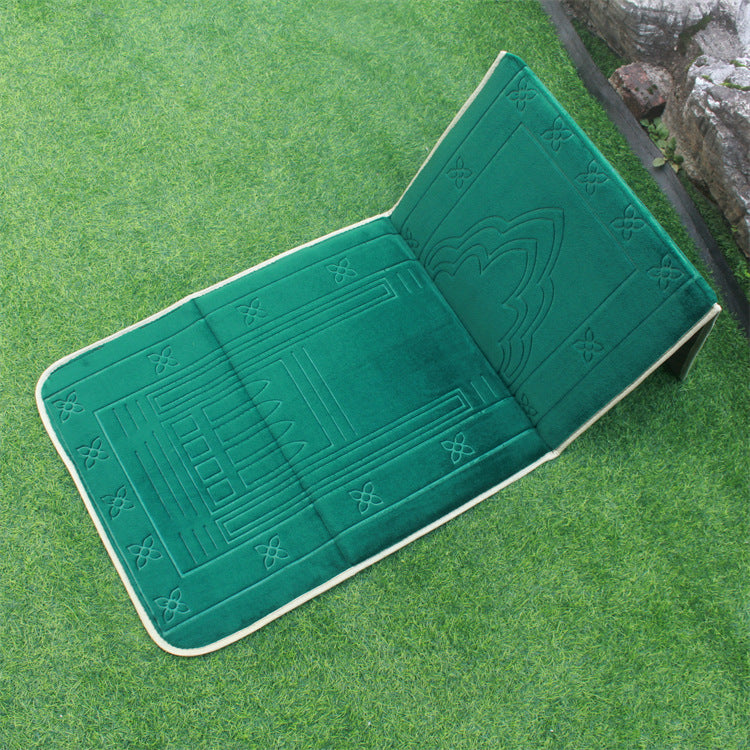 Backrest Blanket Foldable Prayer Mat Backrest Blanket Floor Mat