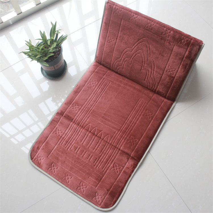New Folding Backrest Portable Prayer Mat