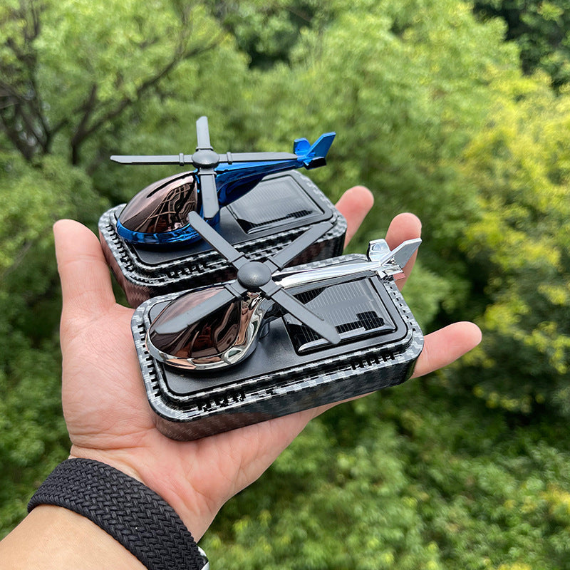 Car Decor Carbon Fiber Texture Helicopter Car Aromatherapy Essential Oil Diffuser