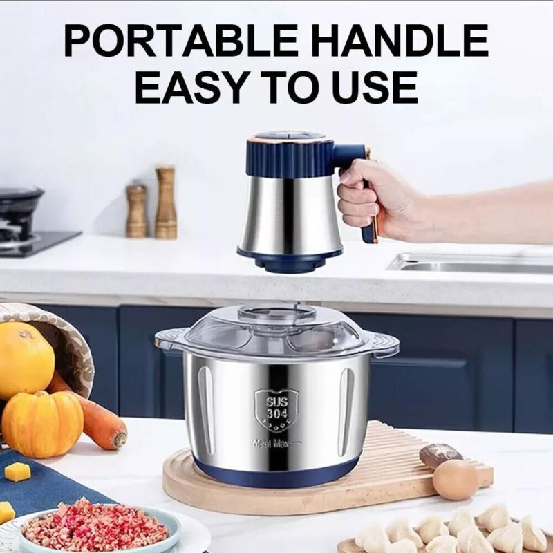 5L Electric Meat Grinder Mincer Mixer Blender Food Chopper Processor Blenders UK