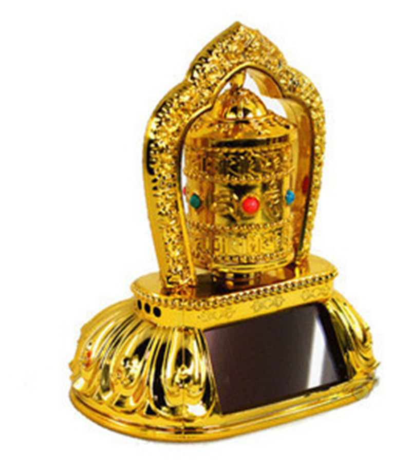 Car Solar Prayer Wheel Ornaments