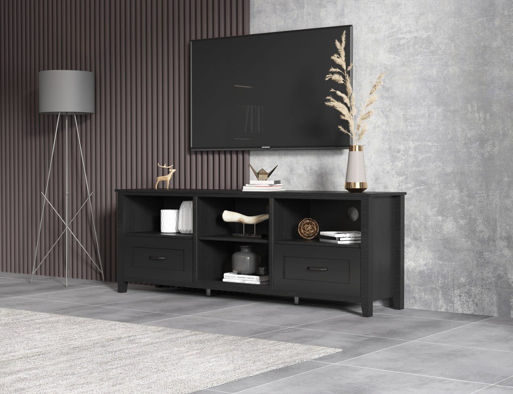 Black TV Stand for Living Room and Bedroom