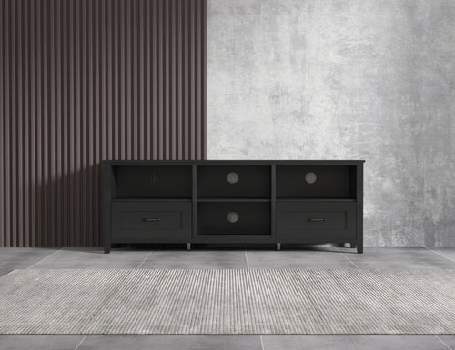 Black TV Stand for Living Room and Bedroom
