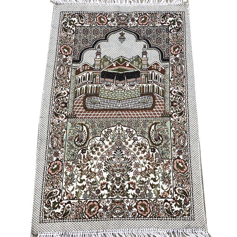 Cotton Yarn Blanket Thin Tassels Machine Washable Durable Prayer Supplies